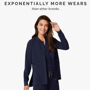 Figs Women's Deep Blue Berrelly Jacket